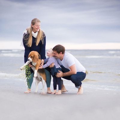 Family on Beach